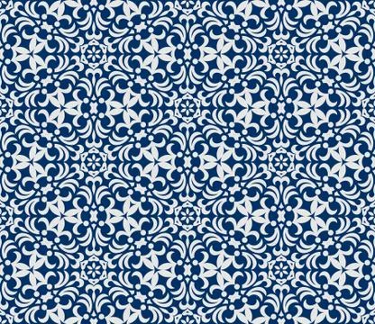 Seamless background in Arabic style Stock Illustration