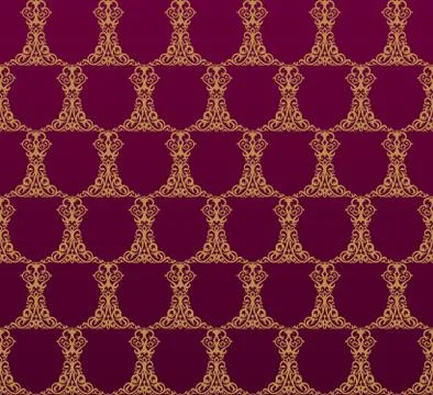 Seamless background in Arabic style Stock Illustration