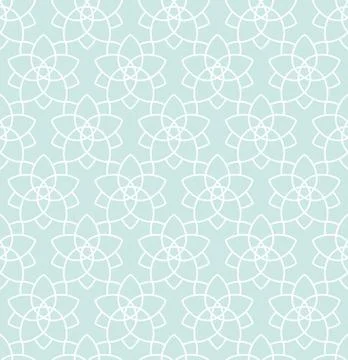 Seamless background in Arabic style Stock Illustration
