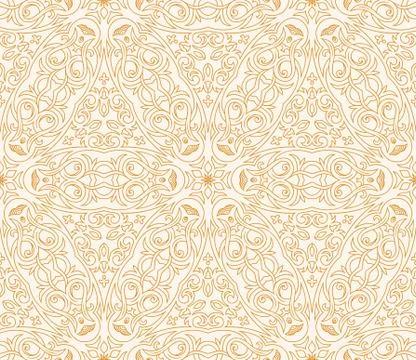 Seamless background in Arabic style Stock Illustration