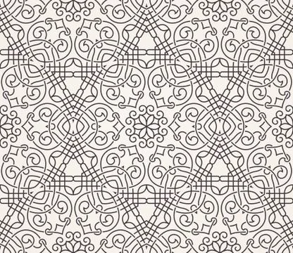 Seamless background in Arabic style Stock Illustration