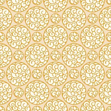 Seamless background in Arabic style Stock Illustration