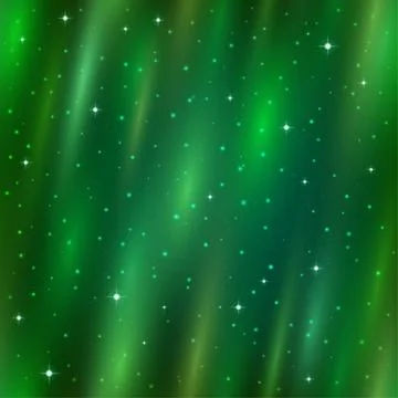 Seamless background, Aurora Borealis Stock Illustration