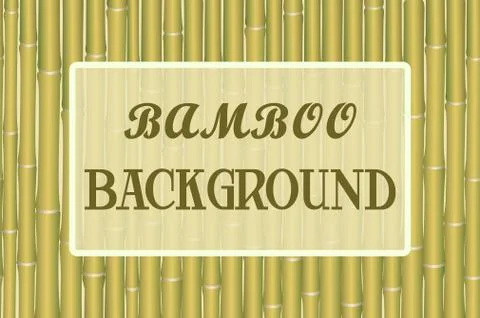 Seamless Background, Bamboo Plants Stock Illustration