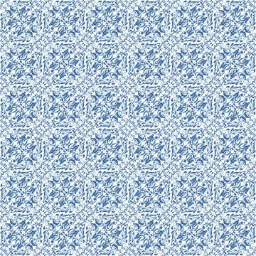 Seamless background baroque style Stock Illustration