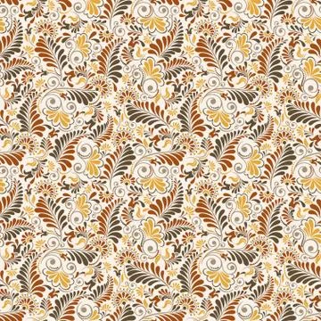 Seamless background baroque style Stock Illustration