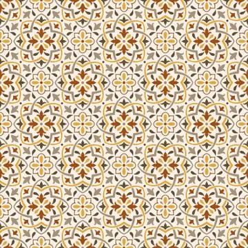 Seamless background baroque style Stock Illustration