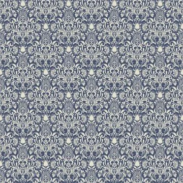 Seamless background baroque style Stock Illustration