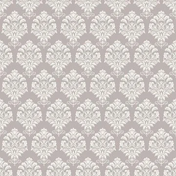 Seamless background baroque style Stock Illustration