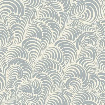 Seamless background baroque style Stock Illustration