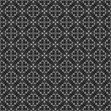 Seamless background baroque style Stock Illustration