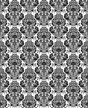 Seamless background baroque style Stock Illustration