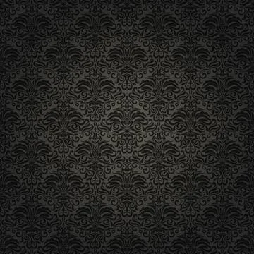 Seamless background baroque style Stock Illustration