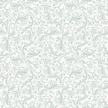 Seamless background baroque style Stock Illustration