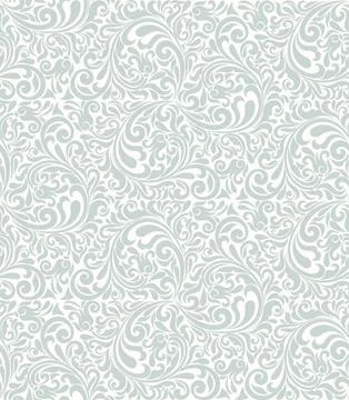 Seamless background baroque style Stock Illustration