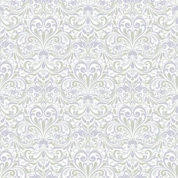 Seamless background baroque style Stock Illustration