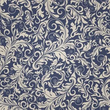 Seamless background baroque style Stock Illustration