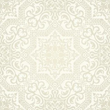 Seamless background baroque style Stock Illustration