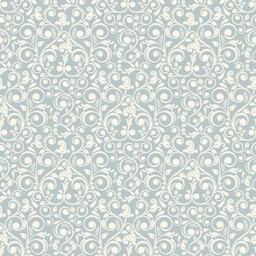 Seamless background baroque style Stock Illustration