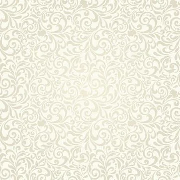 Seamless background baroque style Stock Illustration