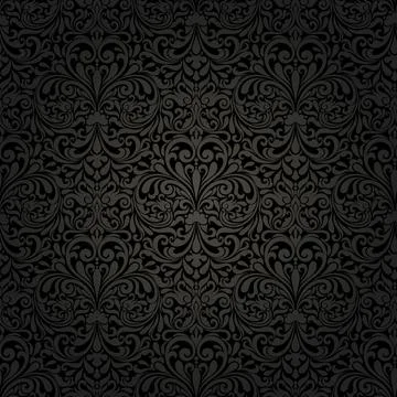 Seamless background baroque style Stock Illustration