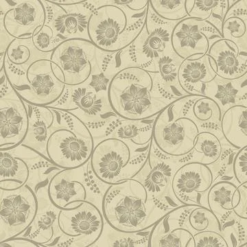 Seamless background baroque style Stock Illustration