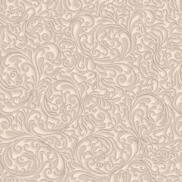 Seamless background baroque style Illustrazione stock