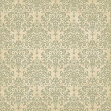 Seamless background baroque style Stock Illustration