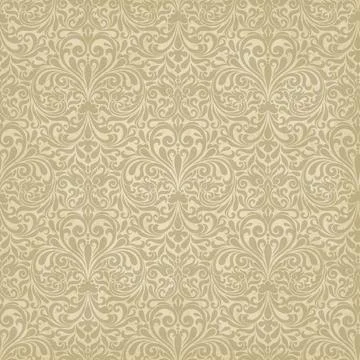 Seamless background baroque style Stock Illustration