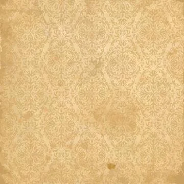 Seamless background baroque style Stock Illustration