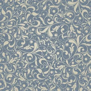 Seamless background baroque style Stock Illustration