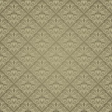 Seamless background baroque style Stock Illustration