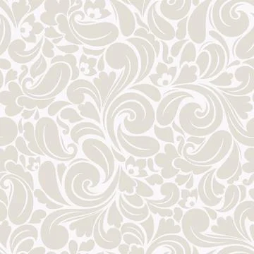Seamless background baroque style Stock Illustration