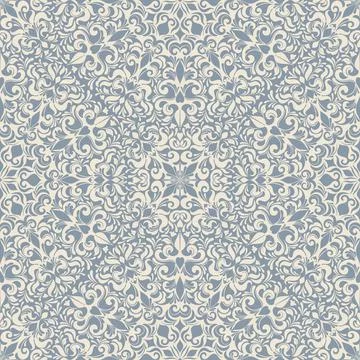 Seamless background baroque style Stock Illustration