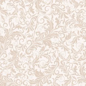 Seamless background baroque style Stock Illustration