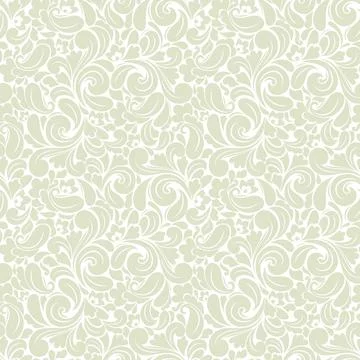 Seamless background baroque style Stock Illustration