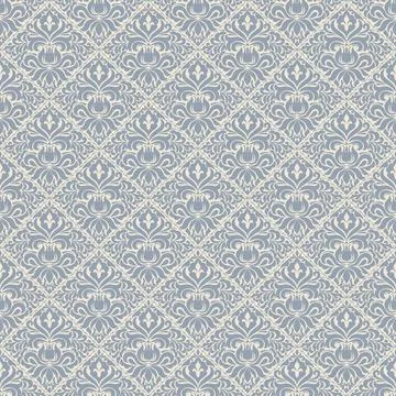 Seamless background baroque style Stock Illustration