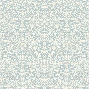 Seamless background baroque style Stock Illustration
