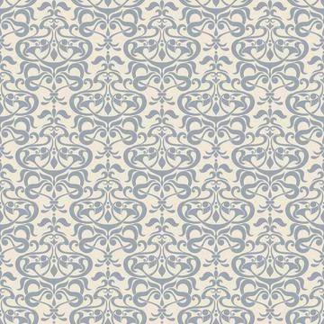 Seamless background baroque style Stock Illustration