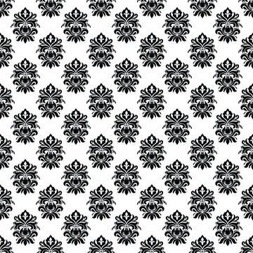 Seamless background baroque style Stock Illustration