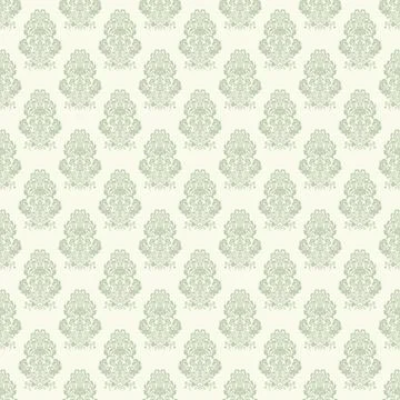 Seamless background baroque style Stock Illustration