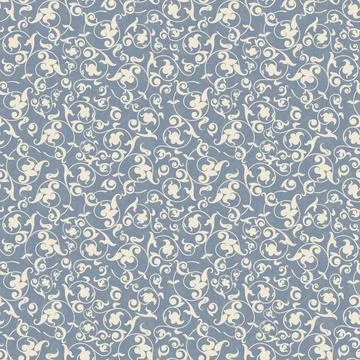 Seamless background baroque style Stock Illustration