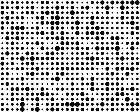 Seamless background with black circles Stock Illustration