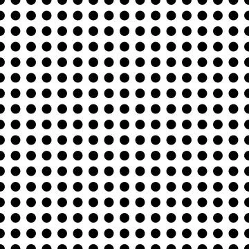 Seamless background with black dots Stock Illustration