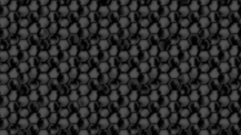 Seamless background from black honeycombs. Background from repeating hexagons Stock Illustration