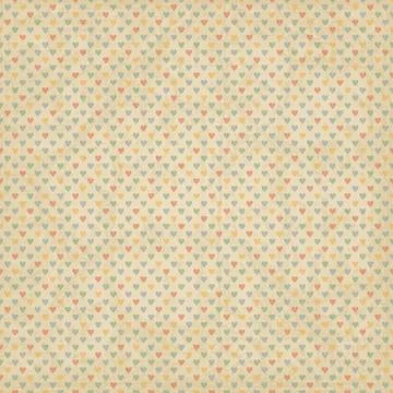 Seamless background with bright hearts Stock Illustration
