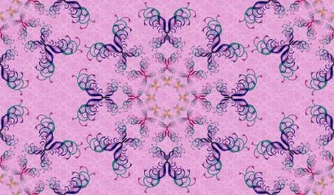 Seamless background with butterflies Illustrazione stock