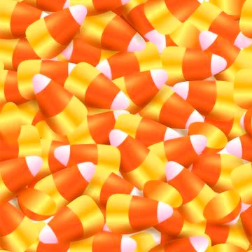Seamless background  candy corn Stock Illustration