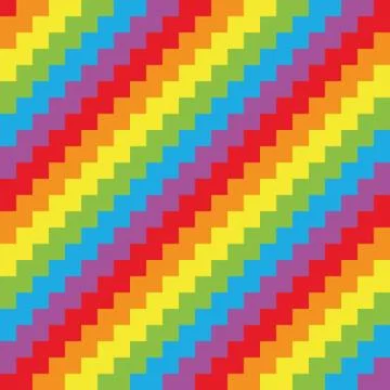 Seamless background chevron pattern in rainbow spectrum colors. Abstract vector Stockillustratie