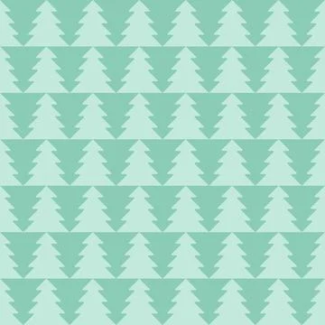 Seamless background with Christmas trees.  Stock Illustration